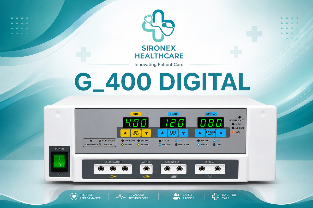 G 400 Digi 400W Electrosurgical Unit Monopolar & Bipolar Cautery