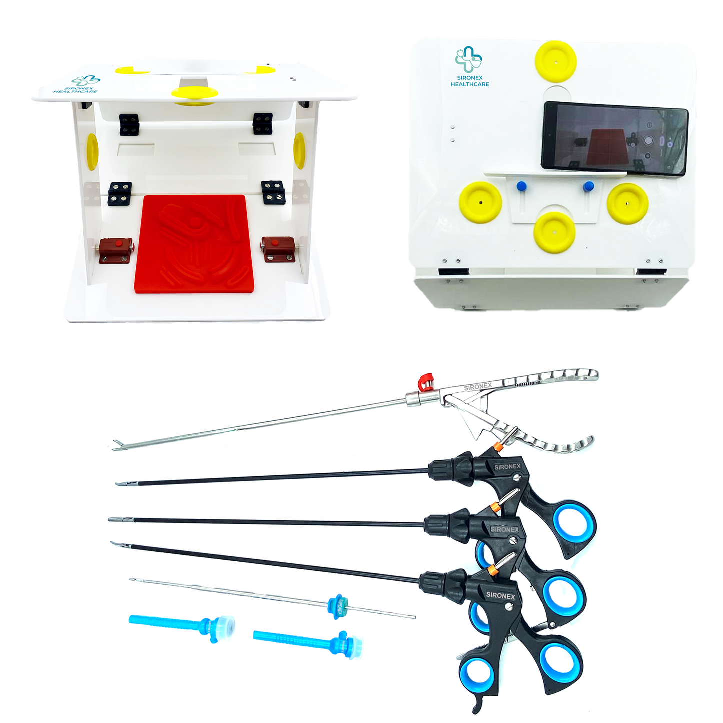 Laparoscopic Endotrainer Simulator Practice Complete Set