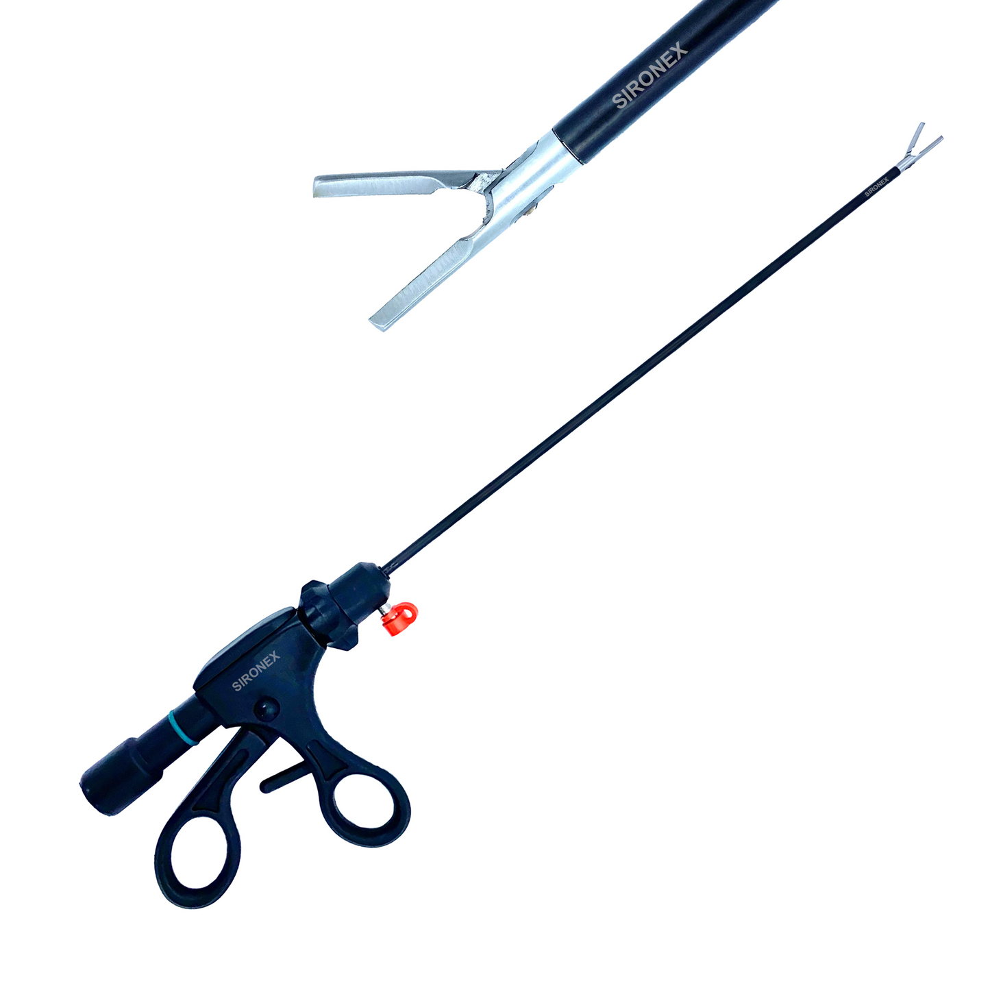 Sironex 5mm laparoscopic vessel sealer cutter bipolar forceps shearer reusable silver curved jaw stainless steel surgical instrument for precision vessel sealing, bipolar coagulation, and laparoscopic surgery in hospitals, clinics, and professional OT environments across India aparoscopic vessel sealer cutter bipolar forceps shearer 5mm reusable silver curved jaw surgical instrument designed for precision vessel sealing, bipolar coagulation, and advanced laparoscopic surgery for hospitals and clinics in Ind