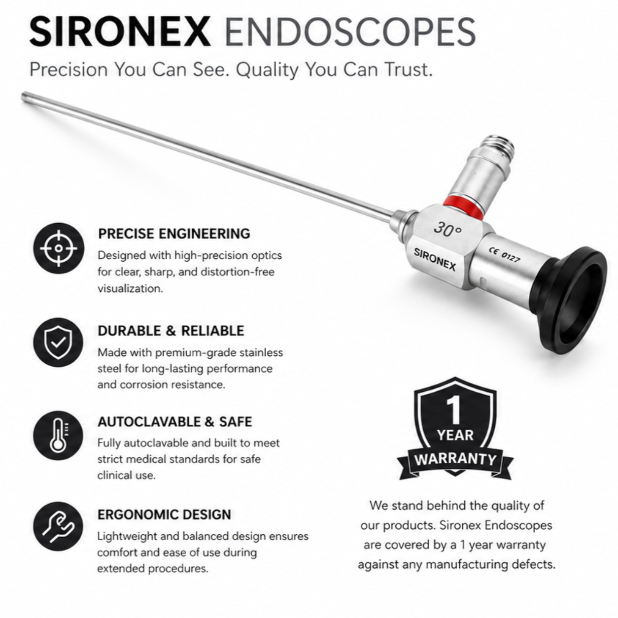 Laparoscopy Scope Medical sterilised reusable high quality definition camera 360 degree view  endoscopy endoscope camera best supplier made in german best quality 1 year warranty professional branded scopes surgical instruments surgery clear 
